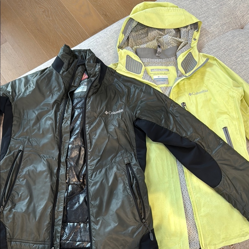 Columbia Green and Yellow Jackets